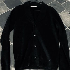 Black shiny Cardigan